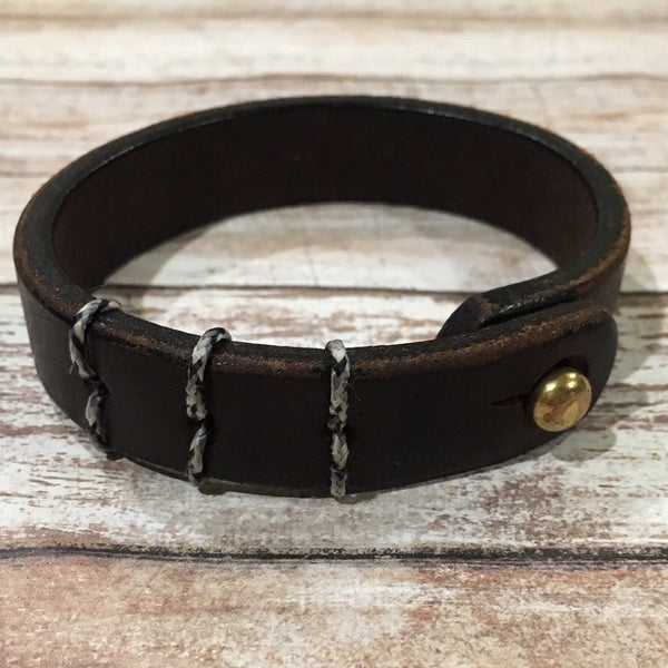 Mens Leather Bracelet
